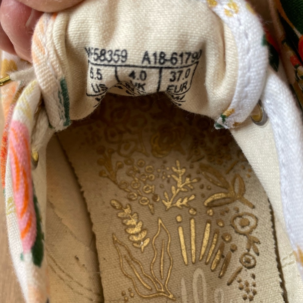 Keds Floral Canvas Sneakers - Picture 2 of 2